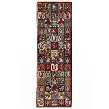 Moud Persian Rug Beige-Cream 239 x 79 cm