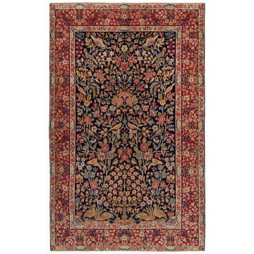 Kerman Persian Rug Night Blue 234 x 145 cm