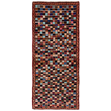 Hamedan Persian Rug Multicolor 179 x 77 cm