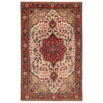 Tabriz Persian Rug Beige-Cream 152 x 98 cm