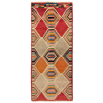 Gabbeh persian Rug Multicolor 161 x 67 cm