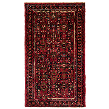 Hamedan Persian Rug Red 120 x 71 cm