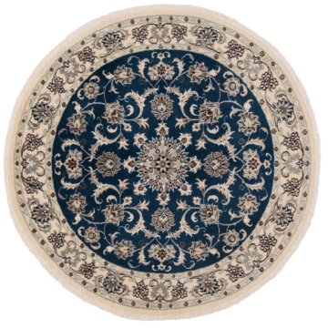 Nain Persian Rug Blue 148 x 148 cm