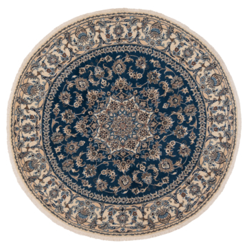 Nain Persian Rug Blue 195 x 195 cm
