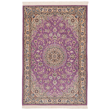 Nain 9La Persian Rug Purple 158 x 104 cm