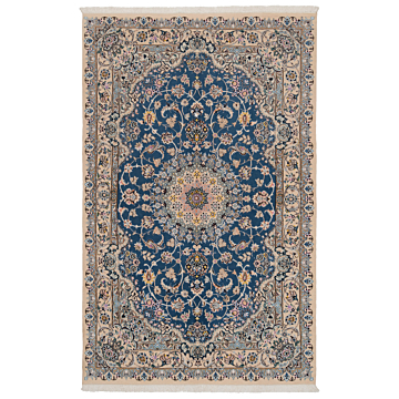 Nain 9La Persian Rug Blue 245 x 155 cm