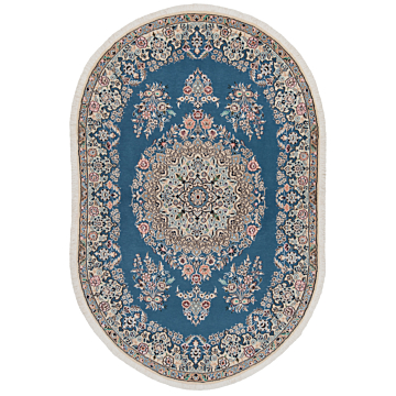 Nain 9La Persian Rug Blue 185 x 119 cm