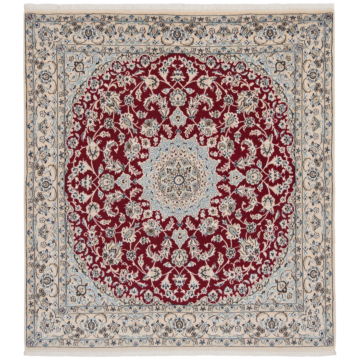 Nain 9La Persian Rug Red 165 x 151 cm