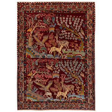 Bakhtiar Persian Rug Red 291 x 210 cm