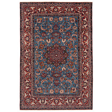 Isfahan Persian Rug Blue 315 x 210 cm