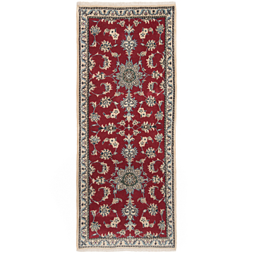 Nain Persian Rug Red 193 x 80 cm