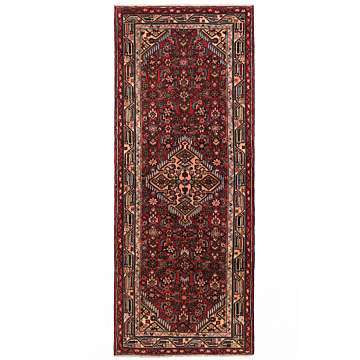 Hamedan Persian Rug Red 199 x 80 cm