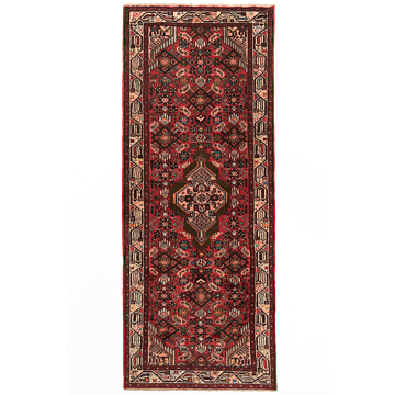Hamedan Persian Rug Red 201 x 80 cm
