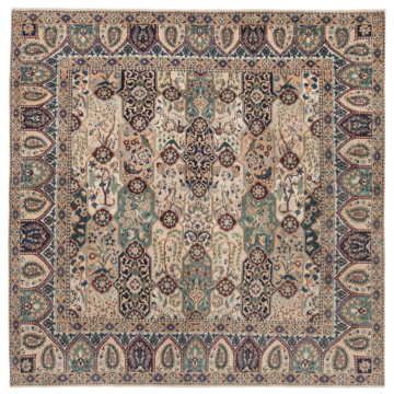 Nain 9La Persian Rug Beige-Cream 193 x 193 cm