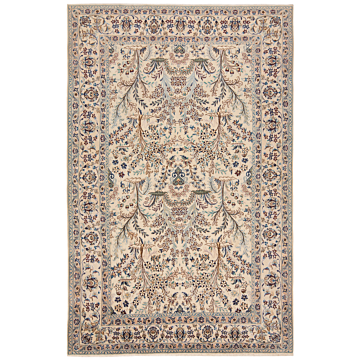 Nain 9La Persian Rug Beige-Cream 303 x 198 cm