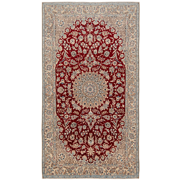 Nain 9La Persian Rug Red 251 x 139 cm