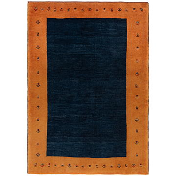 Gabbeh persian Rug Night Blue 206 x 147 cm