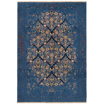 Modern Design Persian Rug Blue 302 x 185 cm