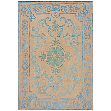 Modern Design Persian Rug Beige-Cream 301 x 207 cm
