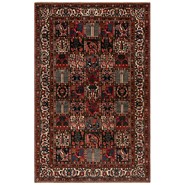 Bakhtiar Persian Rug Red 322 x 208 cm