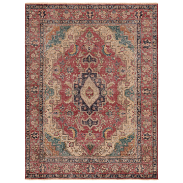 Vintage Rug Red 187 x 142 cm