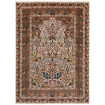 Kashmar Persian Rug Beige-Cream 337 x 244 cm