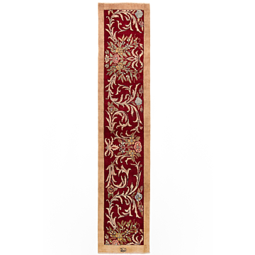 Tabriz Persian Rug Red 375 x 76 cm