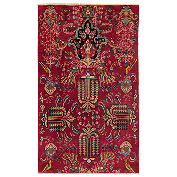 Tabriz Persian Rug Red 112 x 68 cm
