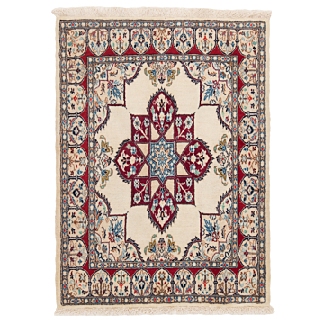 Nain 9La Persian Rug White 89 x 63 cm