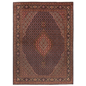 Tabriz 50Raj Persian Rug Night Blue 200 x 150 cm