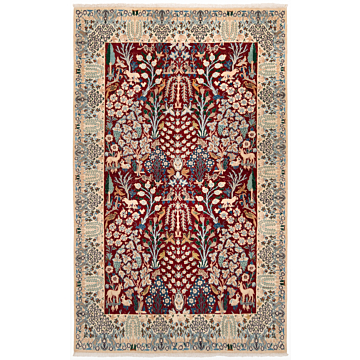Nain 6La Persian Rug Red 197 x 123 cm