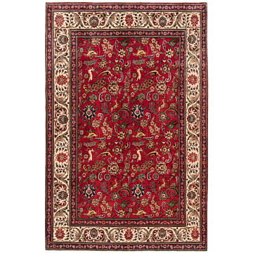 Tabriz Persian Rug Red 285 x 188 cm