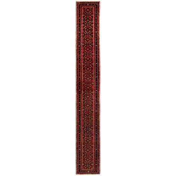 Hamedan Persian Rug Red 508 x 70 cm