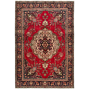 Tabriz Persian Rug Red 287 x 195 cm