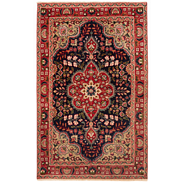 Tabriz Persian Rug Night Blue 150 x 96 cm