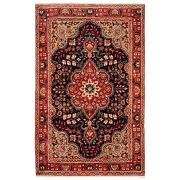 Tabriz Persian Rug Night Blue 151 x 92 cm