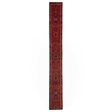 Hamedan Persian Rug Red 611 x 73 cm