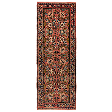 Hamedan Mehraban Persian Rug Pink 220 x 77 cm