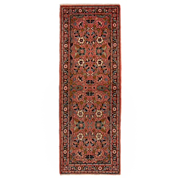 Hamedan Mehraban Persian Rug Pink 219 x 75 cm