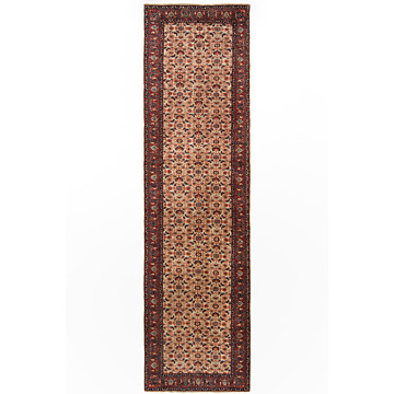 Tabriz Persian Rug Beige-Cream 328 x 90 cm