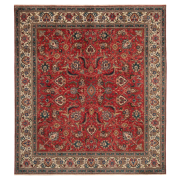 Tabriz Persian Rug Red 324 x 292 cm