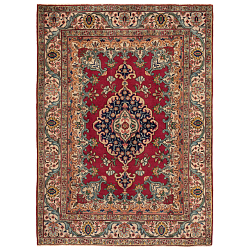 Tabriz Persian Rug Red 193 x 141 cm
