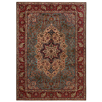 Tabriz Persian Rug Blue 327 x 237 cm