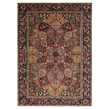 Tabriz Persian Rug Multicolor 283 x 199 cm