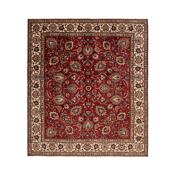 Tabriz Persian Rug Red 345 x 304 cm