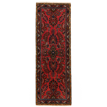 Hamedan Persian Rug Red 215 x 73 cm