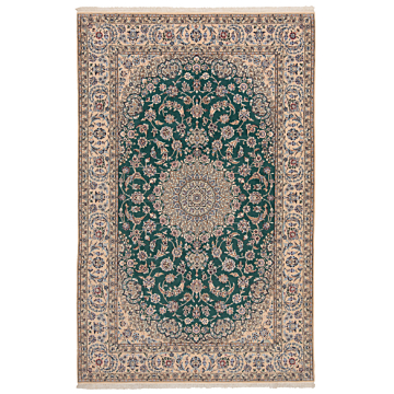 Nain 9La Persian Rug Turquoise 308 x 198 cm