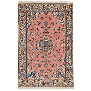 Nain 9La Persian Rug Pink 197 x 127 cm