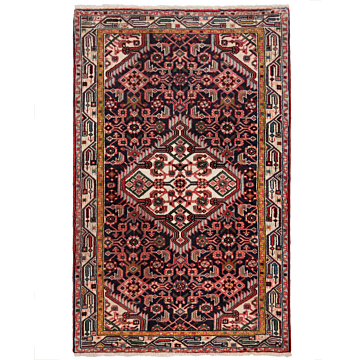 Hamedan Persian Rug Night Blue 122 x 80 cm