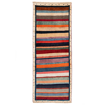 Gabbeh Persian Rug Multicolor 198 x 79 cm